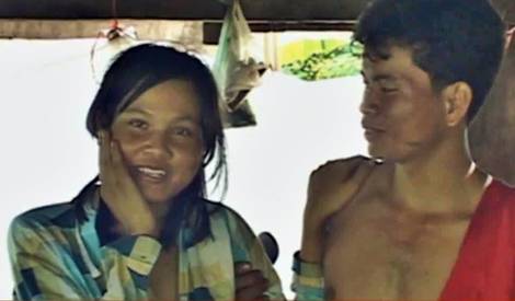 Cambodian maid Phat Sokleang and her husband