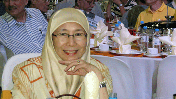 pkr president wan azizah wan ismail pakatan mega dinner 280912