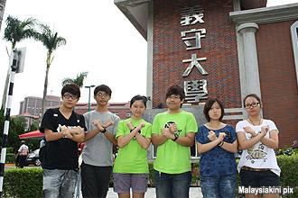 taiwan student in support of pengerang himpunan hijau 290912 02