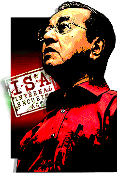 mahathir and internal security act isa