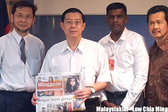 lim guan eng church leaders 071012