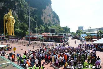 protest at batu cave temple 261012 05