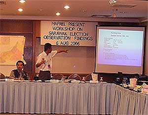 mafrel sarawak elections workshop 0700806 presentation