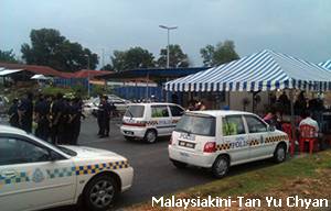 pakatan seremban mega rally 031112 cops