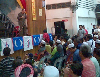 anwar ibrahim ceramah in sungai udang penang