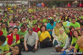 green march reaching dataran 251112 crowd 02