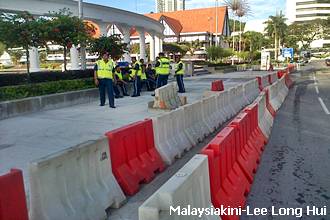 himpunan hijau green walk dataran sealed 251112 dbkl officer