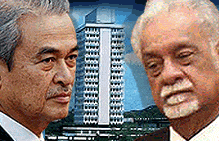 abdullah ahmad badawi karpal singh parliament 100604