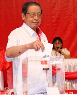lim kit siang dap election ballot