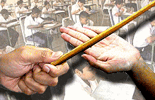 caning students