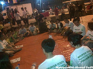 hunger strike at dataran 2