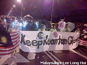 himpunan hijau convoy anti lynas drive 311212 3