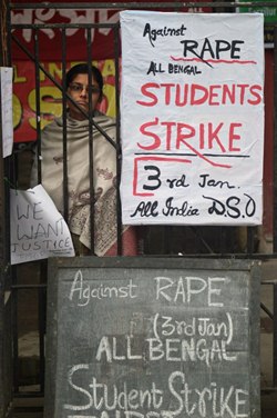 delhi gang rape victim student strike