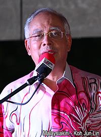 ong tee keat chinese new year celebration at pandan 240213 najib