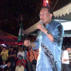 anwar in Seberang Jaya penang ceramah