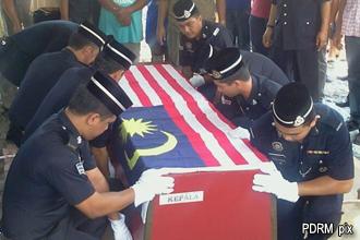 police killed in sabah lahad datu incident 020313 funeral