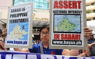 anti-sabah demonstration in front of malaysia embassy manila 3
