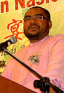 pas chinese supporter club dinner 070906 mujahid yusof rawa