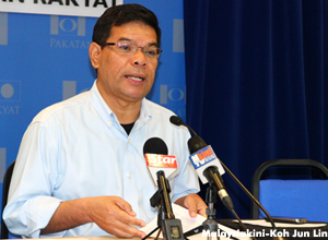 saifuddin nasution jelajah merdeka pkr political violence attack 080313