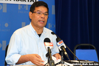 saifuddin nasution jelajah merdeka pkr political violence attack 080313