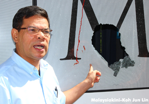 saifuddin nasution jelajah merdeka pkr political violence attack 080313