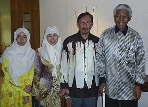 anwar in south africa 011204 nelson mandela