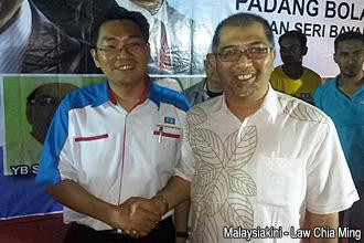 anwar ceramah in bayan baru 050413 sim tze tzin and baktiar