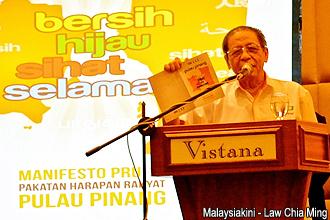 penang pakatan announce manifesto 150413 03