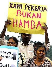 jerit workers parliament demo 210906 hamba