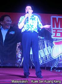 dap johor jaya rally ceramah 030513 supermax owner stanley thai