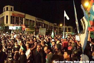 ipoh blackout 505 rally medan istana 120513