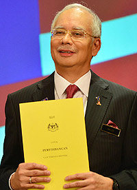 najib new cabinet 150513