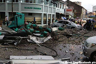 Umno penang accident menara Pulau Pinang