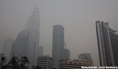 haze kuala lumpur kl 230613