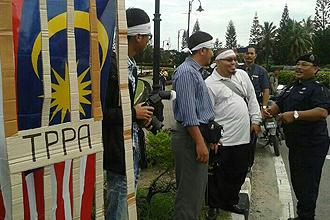 sabah anti ptta protest arrest 200713 04