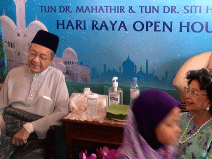 mahathir mohamad raya open house serdang 180813