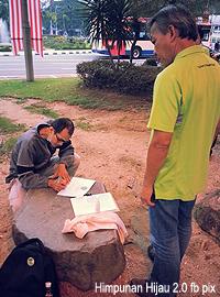 hinpunan hijau signiture campaign 240813 signing