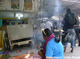 jalan p ramlee temple demolition 010913