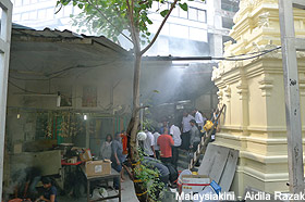 jalan p ramlee temple demolition 010913