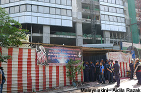 jalan p ramlee temple demolition 010913