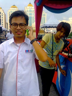 Fahmi Fadzil at final Ceramah GE13 Lembah Pantai - 4 May 2013