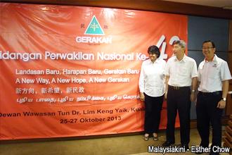 gerakan party election slogan launch 031013 01