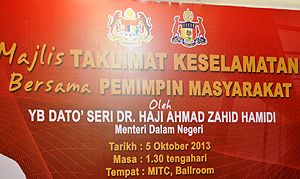 zahid hamidi malacca melaka 061011