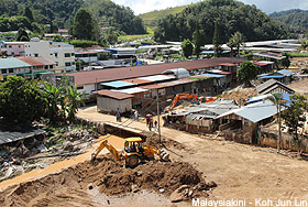 bertam valley cameron highlands flood 241013