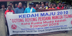 Kedah Tsunami - UMNO Youth Team