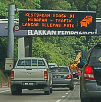 itis traffic information board