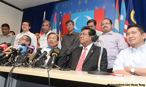 PKR trying to finesse a bad lie