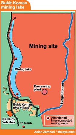 bukit koman mining lake 310107