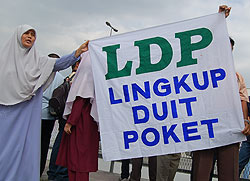 puchong toll protest 040207 ldp poster