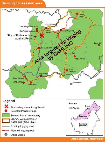 samling timber consession in sarawak 130207